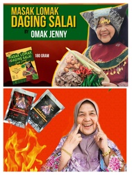 Sambal Mak Jenny &amp; Masak Lomak Daging Salai (Original Nogori By Nubhan _Gulai Lomak Daging Salai Mak Jenny, Cukup Rasa, Ready Makan)