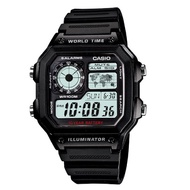 Casio นาฬิกาข้อมือผู้ชาย สายสแตนเลส รุ่น AE-1200WHD-1A, AE-1200WH-1A, AE1200WH-1B โค๊ดส่วนลด 100บาท โค๊ด (NEWMSME)