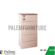 LEMARI PLASTIK DRAWER LACI SERBAGUNA 5 SUSUN OLYMPLAST ODC 05 MODERN