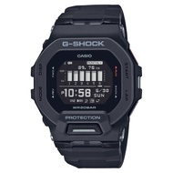 【CASIO】G-SHOCK G-SQUAD藍牙智慧連結系列 全黑方形數位運動錶 GBD-200-1 台灣公司貨
