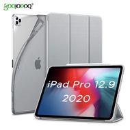 GOOJODOQ for iPad Pro 11 Case 2020 Pro 12.9 2018 2020 Case Funda Support Wireless Charging for Pencil Soft TPU Cover