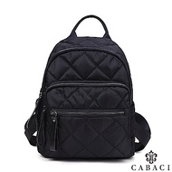 CABACI 經典菱格繡線多隔層後背包