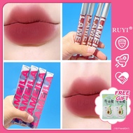 ⚡Ready Stock⚡  Lip Tint Velvet Matte Lipstick Non-fading Lip Gloss Soft Lip Mud M2 A3