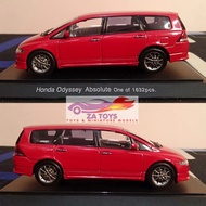 1:43 Scale Diecast Ebbro Honda Odyssey Absolute RB1 Only Red Acrylic Diecast DISEL27
