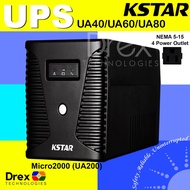 KSTAR UA200 Micro 2000VA/1200W Line Interactive Uninterruptible Power Supply UPS