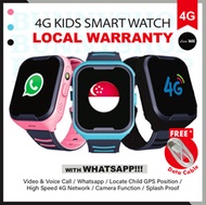 🌟SG INSTOCK🌟 【CHILDREN SMART WATCH】4G Kids Smartwatch Phone★Whatsapp★SOS BUTTON★GPS★Video Call