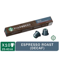 Starbucks Capsule -Decaf Espresso Roast by Nespresso Medium Roast Coffee Capsules