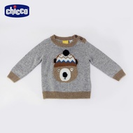 chicco-滑雪世界-提織動物羊毛混紡針織上衣