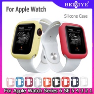 เคสกันรอยสำหรับ for Apple Watch 6 SE 5 4 3 2 1 Series 40MM 44MM 42MM 38MM กรณี Frame Protective Case Cover Shell Perfect Bumper Case