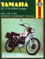 Yamaha XT Tt and Sr 500 Singles Owners Workshop Manual No. 342
