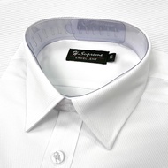 【vivi 領帶家族】H-Supreme 優質舒適長袖襯衫(3991白底斜紋)