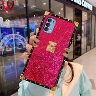 VWTEROKAI Sarung Pelindung Persegi Berlian, Sarung Pelindung Belakang Ponsel Silikon Lunak untuk OPPO Reno 4 4G / Reno 4 Pro 4G Reno 6 5G Reno 6 Pro Oppo Reno 6 4G casing Ponsel OPPO Reno 4, 4G / Reno 4 Pro 4G Reno 6, 5G, Reno 6 Pro