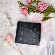 美國代購 台灣現貨 Coach 浮雕 男短夾
