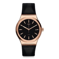 【SWATCH】51號星球機械錶 SISTEM ROSEE 玫瑰金迷(42mm)