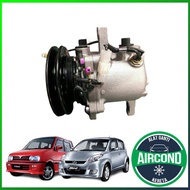 👍 HIGH QUALITY👍 Perodua Kancil, Kelisa, Kenari, Myvi 1.0 DENSO SYSTEM Aircond Compressor RECOND ❄️REBUILD❄️