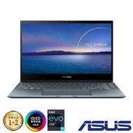 (附M365 15個月)ASUS UX363EA 13吋筆電 (i5-1135G7/16G/512G/EVO平台/OLED觸控螢幕/ZenBook Flip 13/綠松灰)