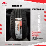 Hankook 205/50R16 Tayar Baru (Installation) 205 50 16 New Tyre Tire TayarGuru Pasang Kereta Wheel Rim Car