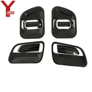For Toyota Hiace 2005-2017 Door Handle Cover Carbon Fiber For Toyota Commuter Accessories Car Parts