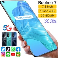 ขายร้อน ☂โทรศัพท์มือถือ Realme7 Pro 5G  สมาร์ทโฟน 7.3 นิ้ว โทรศัพท์ Android 5G SmartPhone สองซิม มือถือ โทรศัพท์มือถือราคาถูก♗