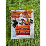 （Ready Stock）Rooster/ sabong theme cake topper