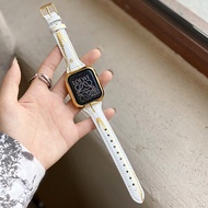 หนัง Gilding Iwatch สายคล้องคอเหมาะสำหรับ Apple Watch Applewatch123456se Fine ที่มีหญิง