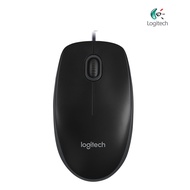 Logitech Optical Mouse รุ่น B100 - Black