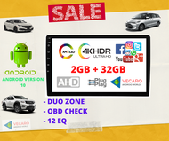 VECARO 9 inch & 10.2 inch ANDROID 10 (2GB RAM 32GB ROM)Toyota, Honda, Nissan, Subaru, Suzuki, Proton, Perodua Alza 4K ULTRA HD/World TV Channels/ IPS ANDROID CAR PLAYER (SUITABLE FOR ALL CAR )