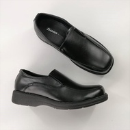 (851-6616) Bata รองเท้าหนังคัชชูผู้ชายบาจา แบบสวม สีดำ รหัส 851 6616