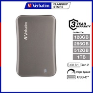 Verbatim Vx560 External SSD Drive (Type-C to USB3.1 Gen2) 128GB/256GB/512GB/1TB