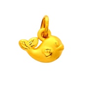 TAKA Jewellery 999 Pure Gold Pendant Dolphin