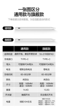 applepencilปากกา capacitiveipadสัมผัส2021สัมผัสป้องกันเท็จสำหรับApple2020รุ่นที่สองของปากกาแบนapple pencilส่วนรุ่นipadpencilมือ触碰笔