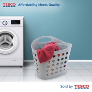 TESCO LAUNDRY BASKET GREY 8316