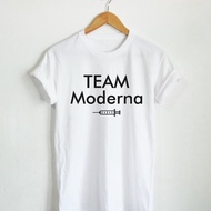 เสื้อยืดแฟชั่นสวยๆ TEAM MODERNA ทีม โมเดอร์น่า เสื้อยืด เสื้อยืดสกรีน เสื้อยืดฉีดวัคซีน เสื้อยืดตลกๆ เสื้อยืดวัยรุ่น