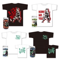 日本T-ARTS鬼滅之刃短袖上衣T恤KY-03系列竈門炭治郎圖案/滅字上衣(TAKARATOMY ARTS鬼滅の刃周邊)-日本原裝進口