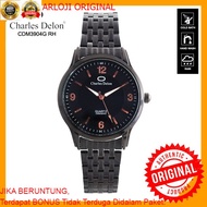 Jam Tangan Pria Rantai Couple Charles Delon Ori Bonus Kotak 3904 RH ORIGINAL 100%