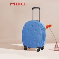 Mixi 20 นิ้วเด็กน่ารักกระเป๋า teenager นักเรียนกระเป๋าเดินทาง 100% ชิ้นรูปแบบจุดแบบดำเนินการเกี่ยวกับกรณีรถเข็น tsa ล็อคปินเนอร์ล้อ m9237