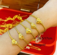 KMDGold สร้อยข้อมือทอง1สลึง ลายเบนซ์/กระดูกงูตัน ทองแท้ ขายได้จำนำได้ พร้อมใบรับประกันสินค้า เลือกลายแจ้งแชทค่ะ