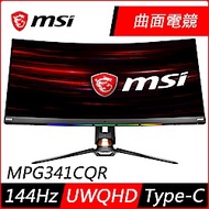 MSI微星 Optix MPG341CQR 34型 2K 1800R曲面電競螢幕