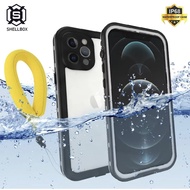 ✳พร้อมส่ง SHELLBOX เคสกันน้ำสำหรับ ios iphone12 Pro Max ของแท้100♖