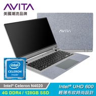 【AVITA】Essential 14吋輕巧型獨特布紋設計筆電 織布灰
