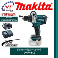 Makita 18v Cordless Driver Drill - DHP481Z
