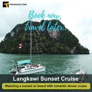 Tripneasy Langkawi Sunset Cruise Including Hotel transfers and Dinner & Drinks By by Crystal Yacht