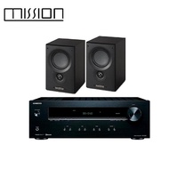 【英國 MISSION】VX-1 書架型喇叭+ONKYO TX-8220兩聲道收音擴大機