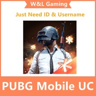 【PUBG Mobile】340/690 PUBG UC Recharge Top Up