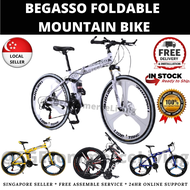 Foldable Mountain Bike BEGASSO 26inch 21Speed Foldable Bicycle