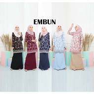 💥 PROMO 2O22 💥 Baju Kurung Embun By Noura ✨ Muslim Women Dress Baju Kurung Moden ✨ Printed