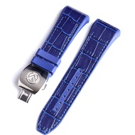 Suitable for Franck Muller Strap Men's Genuine Leather Silicone FM French Mulan V45 Yacht Starry Nylon Watch Chain