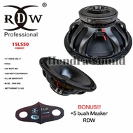 Komponen Speaker RDW 15 LS 50 Ferriet (15 inch)