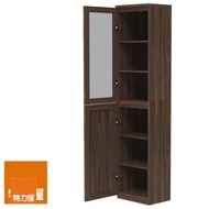 【特力屋】組-萊特高窄深木櫃.深木層板1入x4.深木門深玻門
