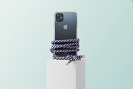 Arno 編繩背帶透明iPhone手機殼_日常粉